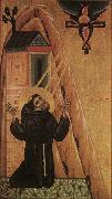 MASTER of San Francesco Bardi St Francis Receiving the Stigmata oil painting